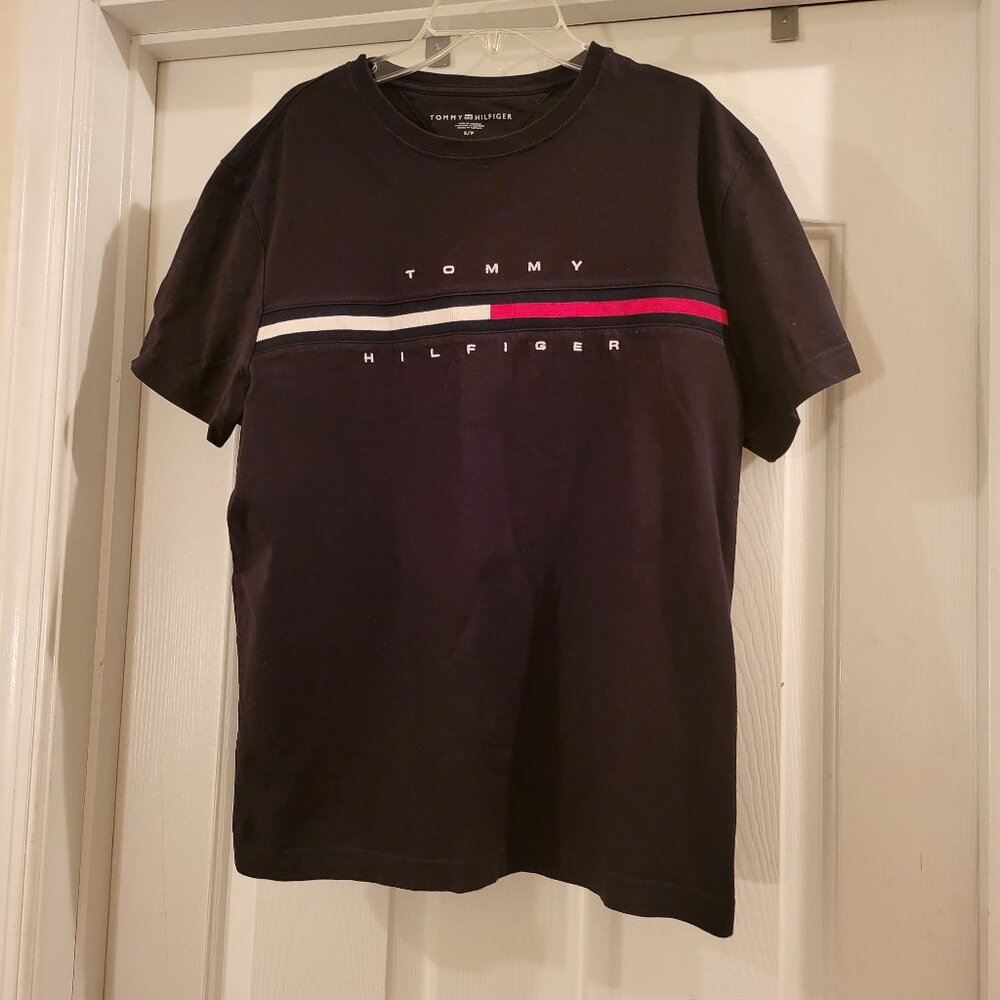 Tommy Hilfiger Tino Logo Short Sleeve T-Shirt Mens S